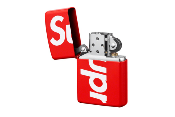 Supreme Logo Zippo Red